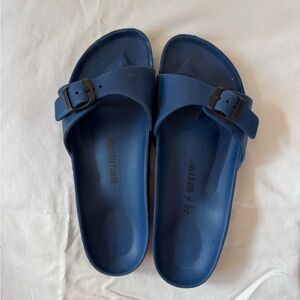 Birkenstock Madrid Essentials Eva Navy plastic sandals